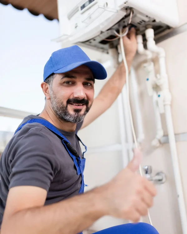 Certified Blueridge Refrigeration HVAC technician providing heating and cooling service in North Shore